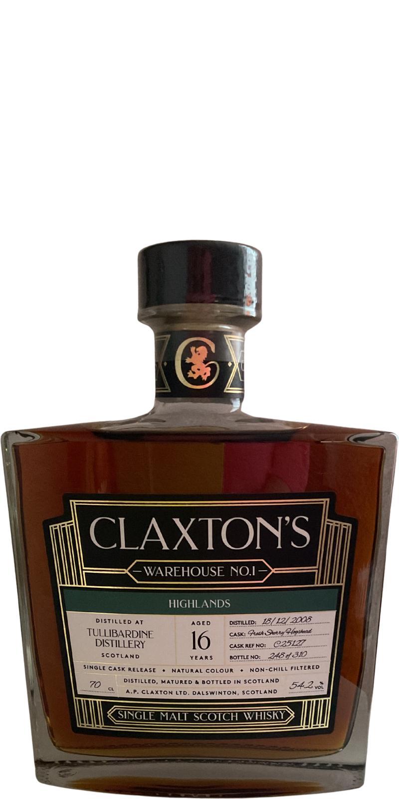 Tullibardine 2008 Cl Warehouse No. 1