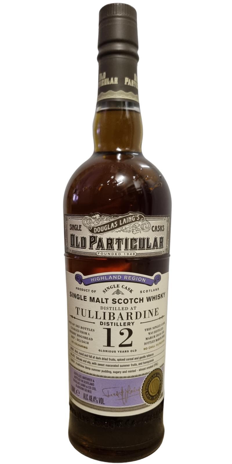 Tullibardine 2010 DL Old Particular