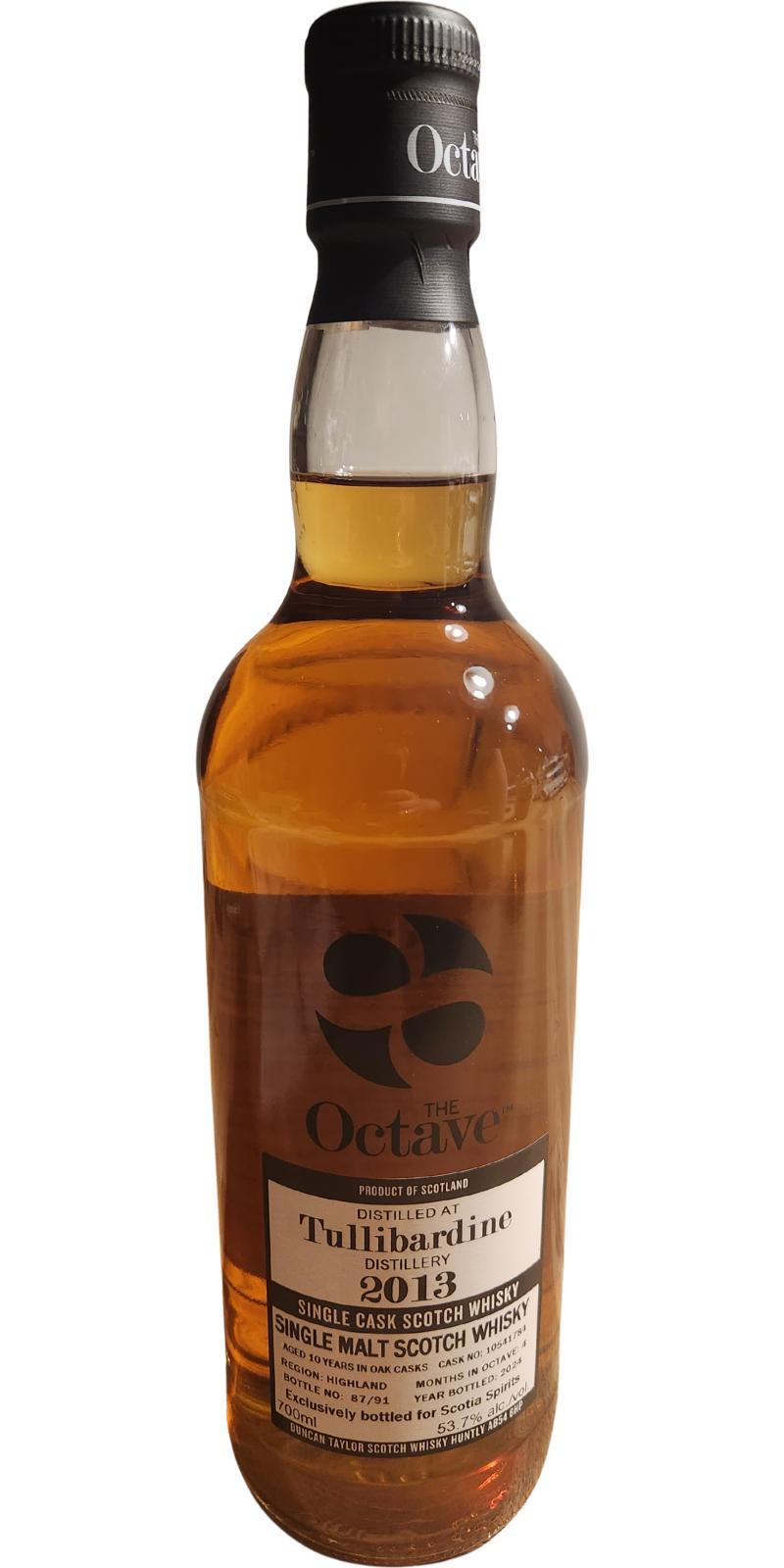 Tullibardine 2013 DT The Octave