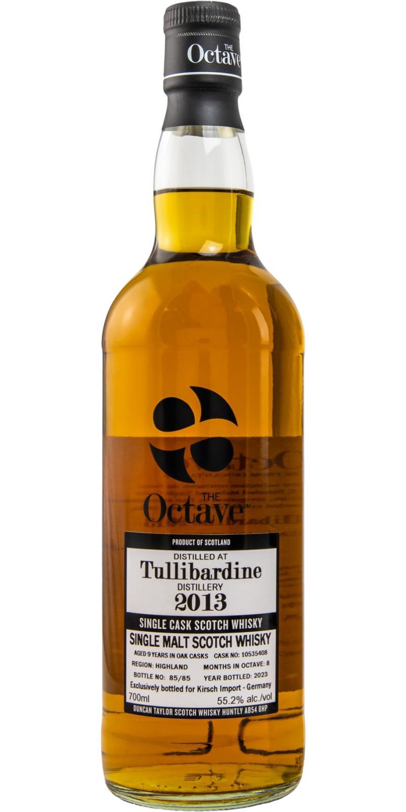 Tullibardine 2013 DT The Octave