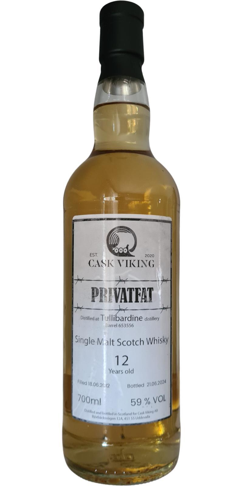 Tullibardine 2012 F.dk Privatfat