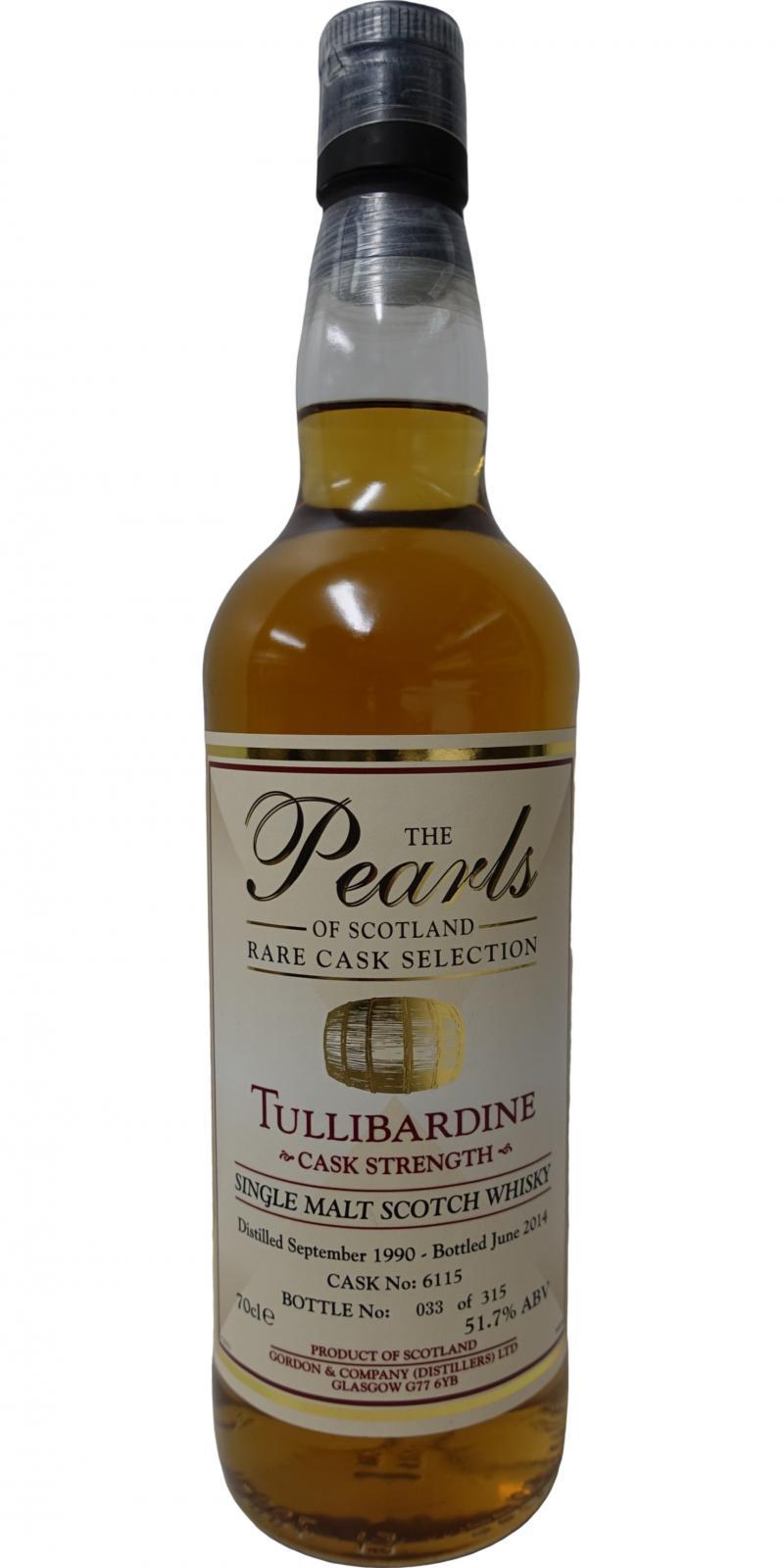 Tullibardine 1990 G&C The Pearls of Scotland