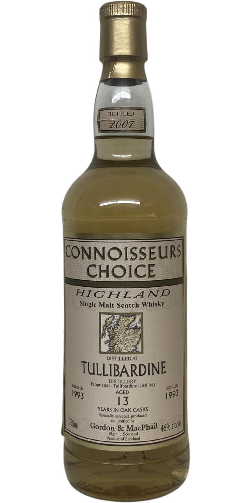 Tullibardine 1993 GM Connoisseurs Choice