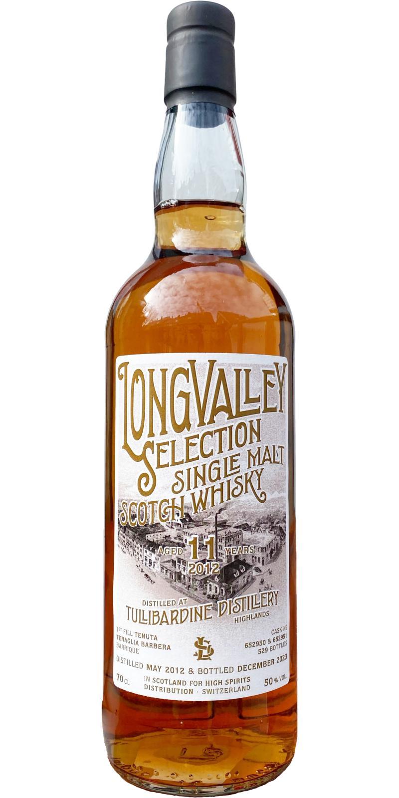 Tullibardine 2012 HSD Longvalley Selection