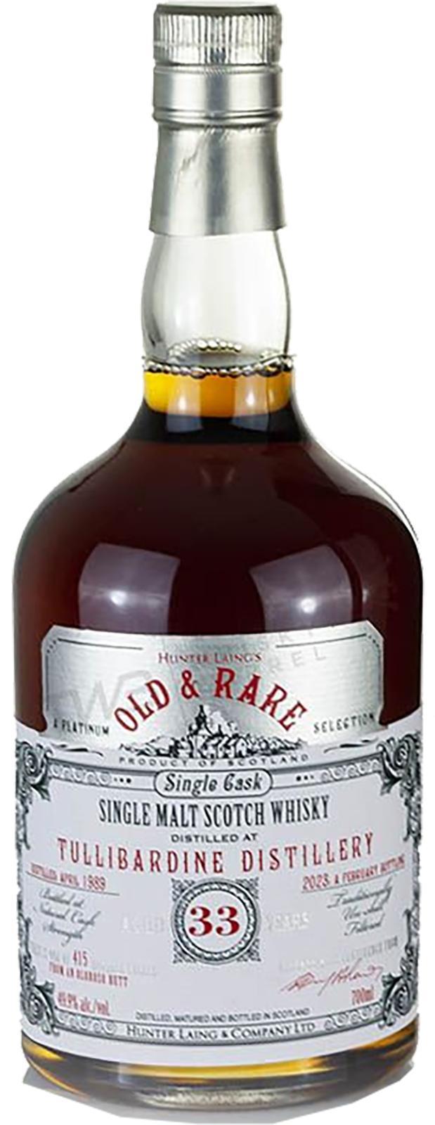 Tullibardine 1989 HL Old & Rare - A Platinum Selection