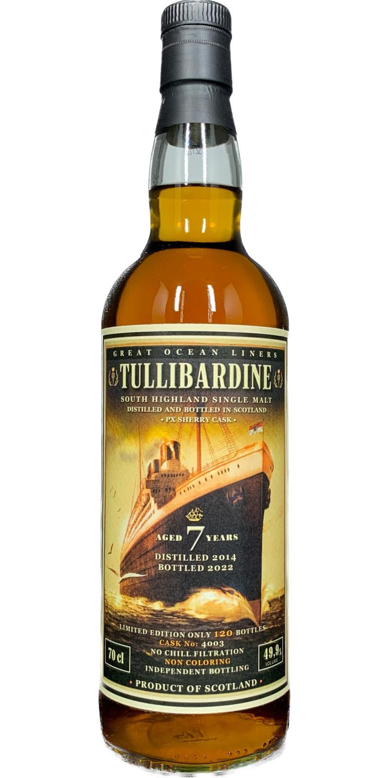 Tullibardine 2014 JW Great Ocean Liners