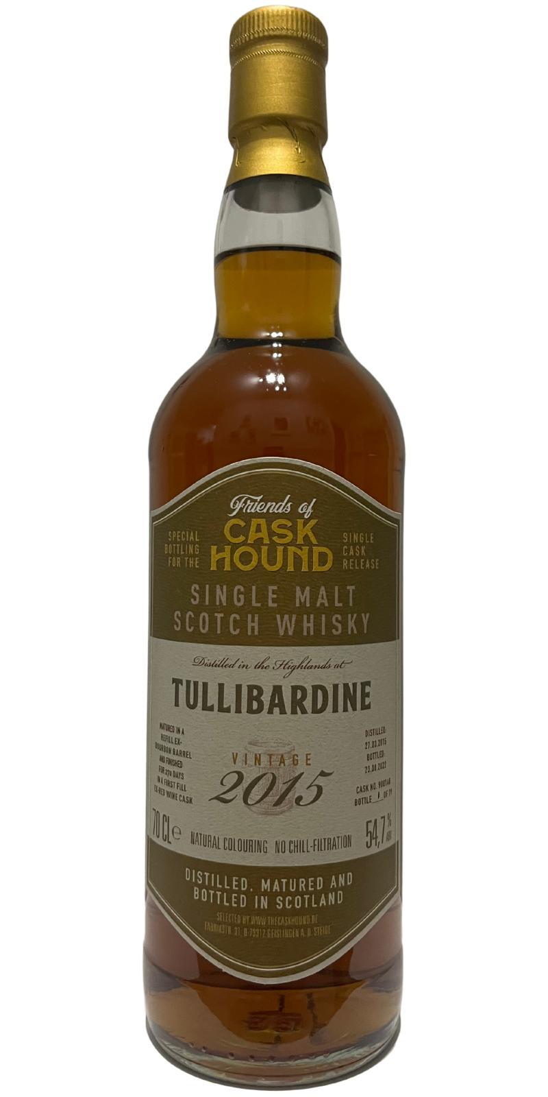 Tullibardine 2015 TCaH Friends of Caskhound