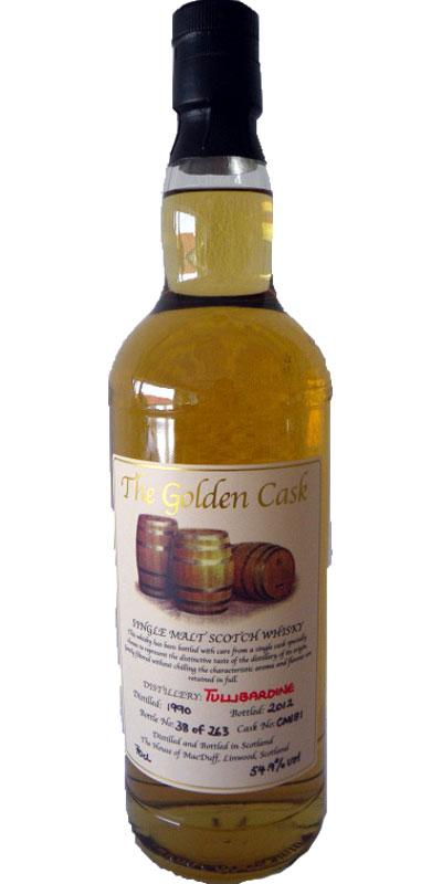 Tullibardine 1990 HMcD The Golden Cask