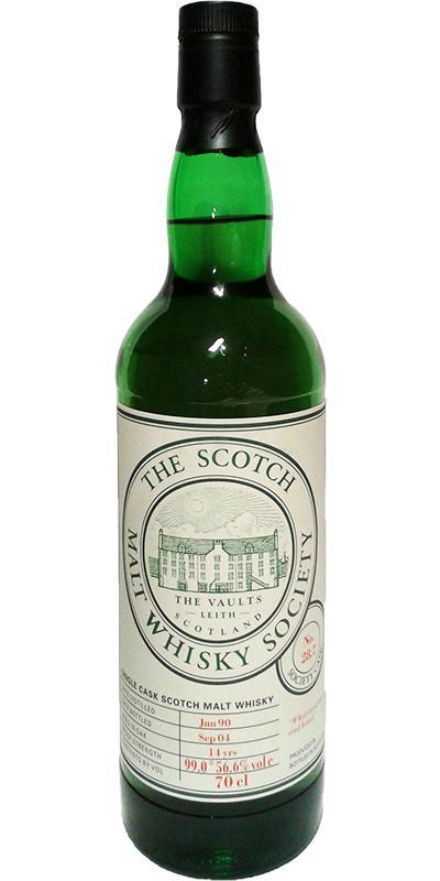 Tullibardine 1990 SMWS 28.7 Wholemeal toast and honey