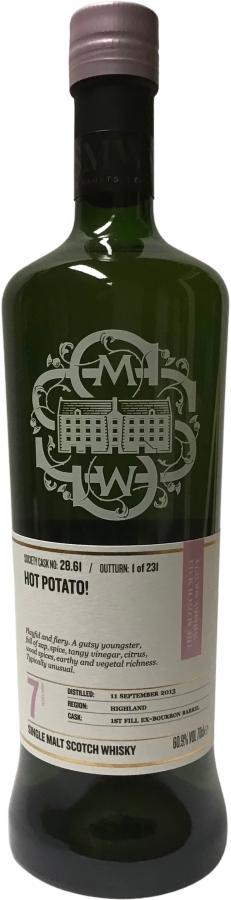 Tullibardine 2013 SMWS 28.61 Hot potato!