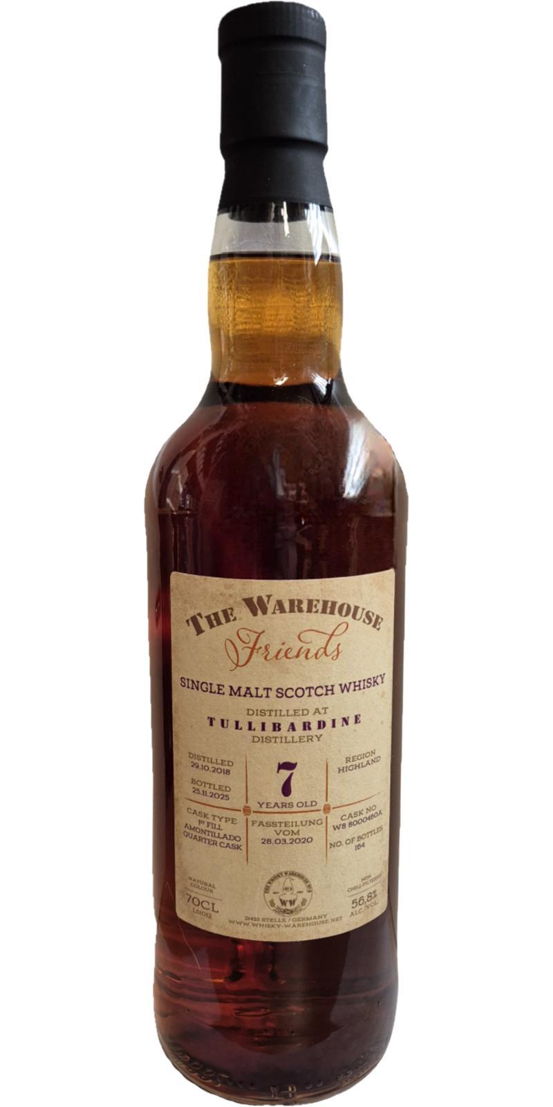 Tullibardine 2018 WW8 The Warehouse Friends