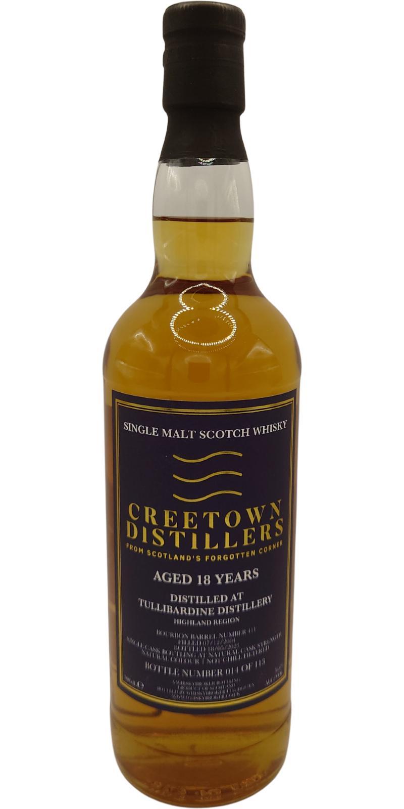 Tullibardine 2004 WhB Creetown Distillers