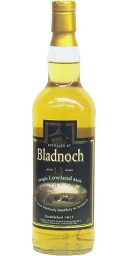 Bladnoch 13-year-old Distillery Label