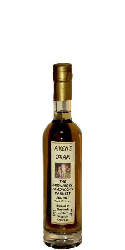 Bladnoch 15-year-old Aiken's dram The Brownie of Bladnoch's darkest Secret