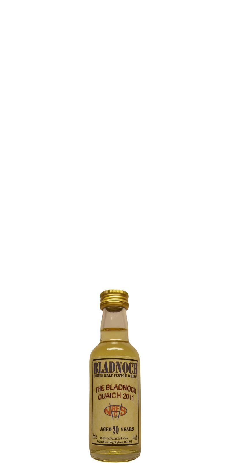 Bladnoch 20-year-old The Bladnoch Quaich 2011