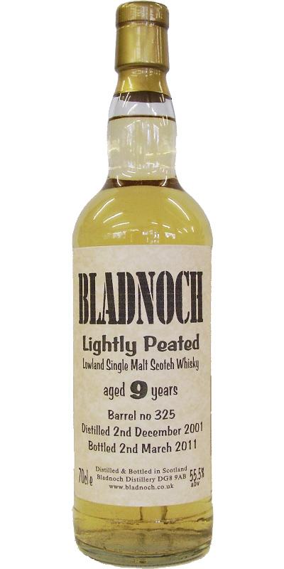 Bladnoch 2001 Lightly Peated