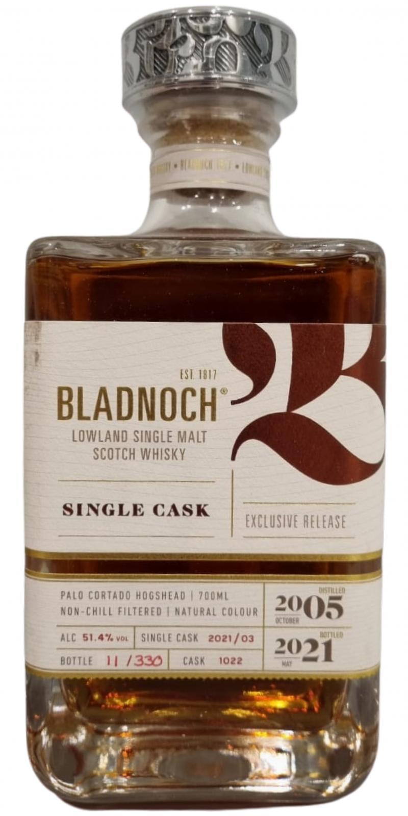 Bladnoch 2005 Single Cask