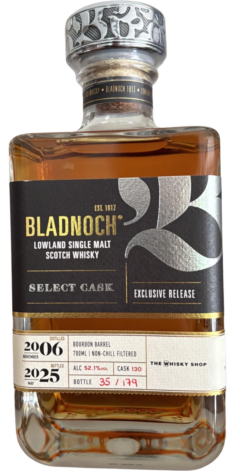 Bladnoch 2006 Select Cask