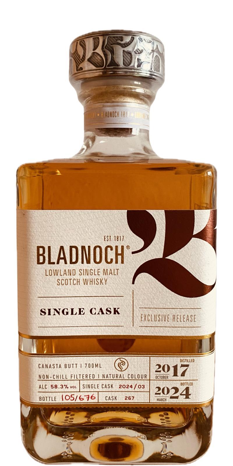 Bladnoch 2017 Single Cask