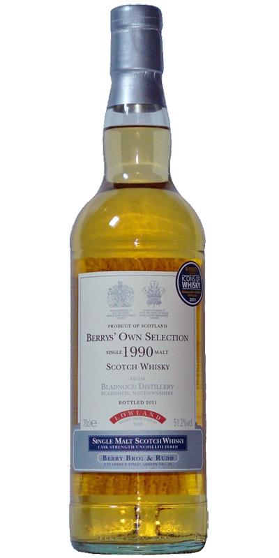 Bladnoch 1990 BR Berrys' Own Selection