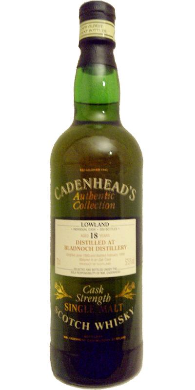 Bladnoch 1980 CA Authentic Collection