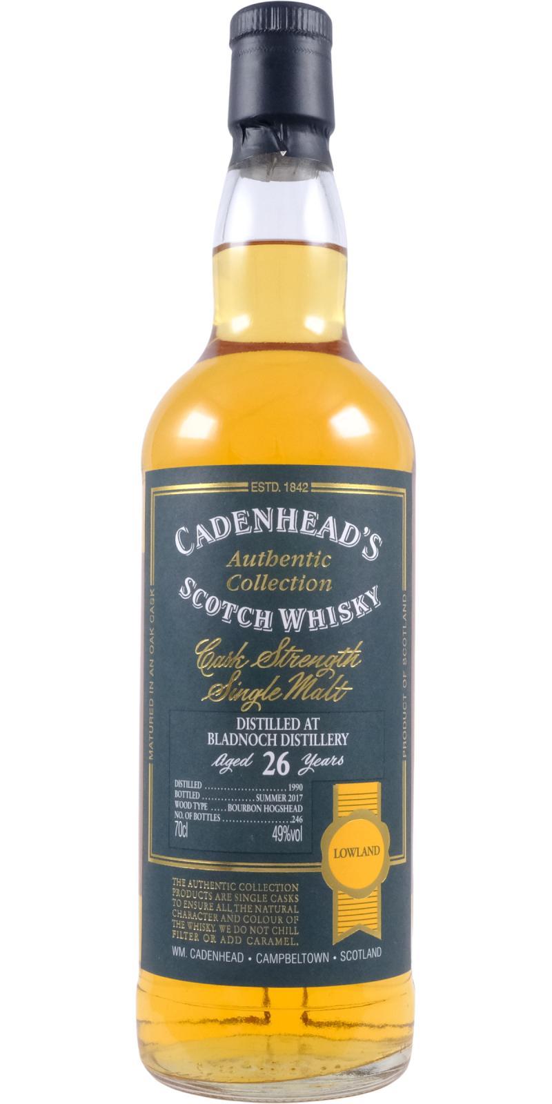 Bladnoch 1990 CA Authentic Collection