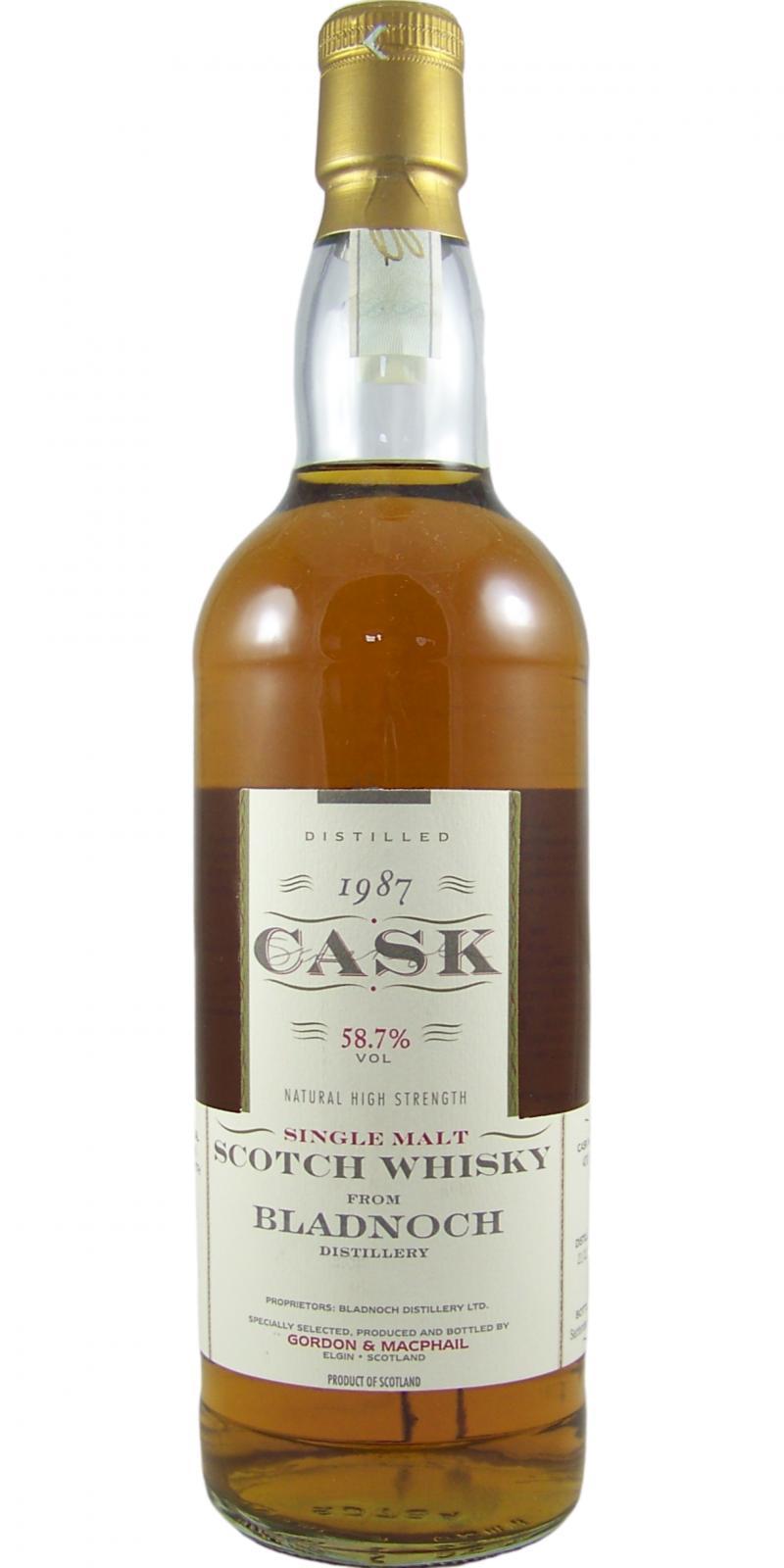 Bladnoch 1987 GM Cask Strength