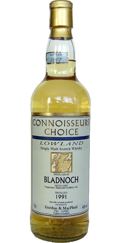 Bladnoch 1991 GM Connoisseurs Choice