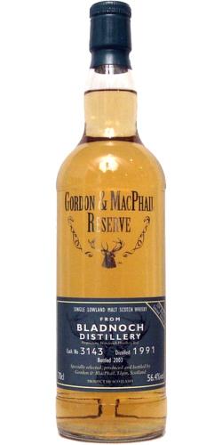 Bladnoch 1991 GM Reserve