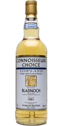 Bladnoch 1991 GM Connoisseurs Choice