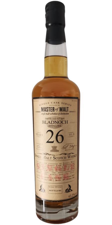 Bladnoch 1990 MoM Single Cask Series