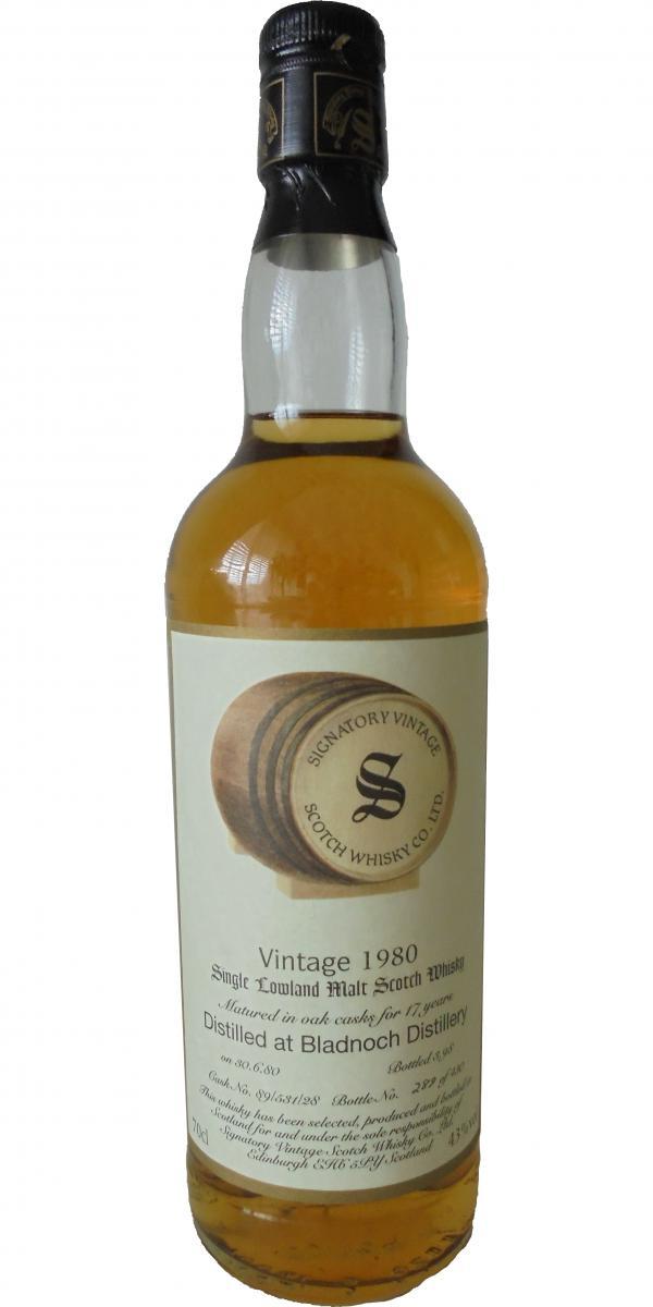 Bladnoch 1980 SV Vintage Collection