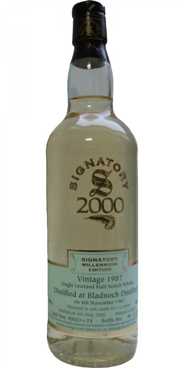 Bladnoch 1987 SV Millennium Edition