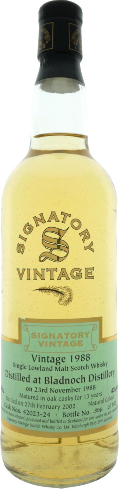 Bladnoch 1988 SV Vintage Collection