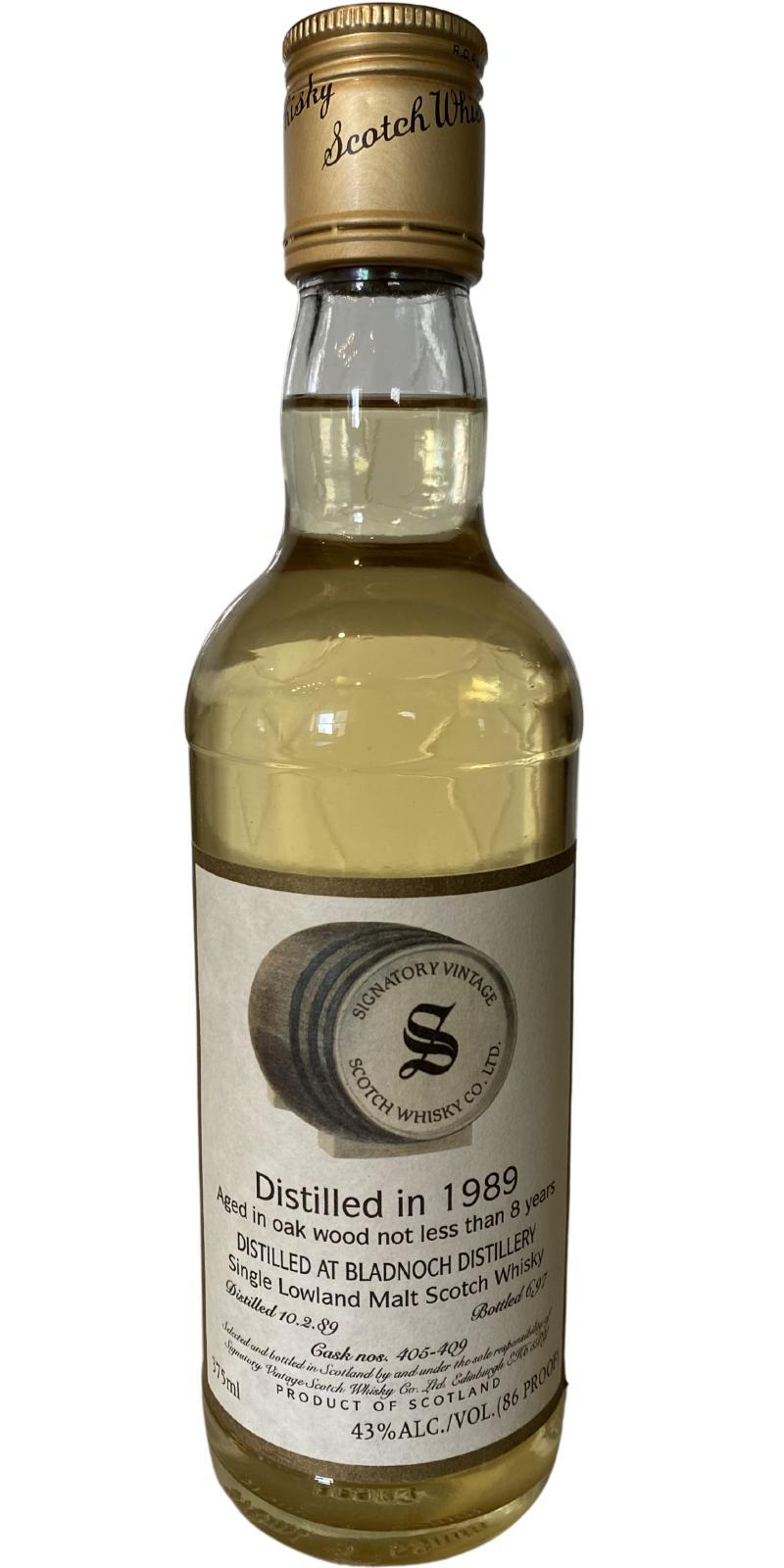 Bladnoch 1989 SV Vintage Collection