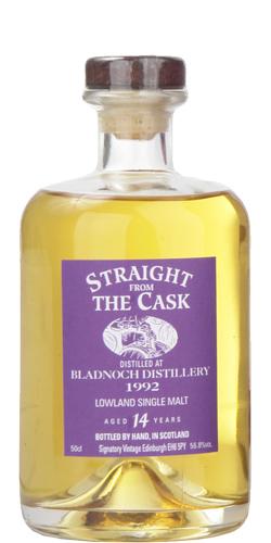 Bladnoch 1992 SV Straight from the Cask for LMDW