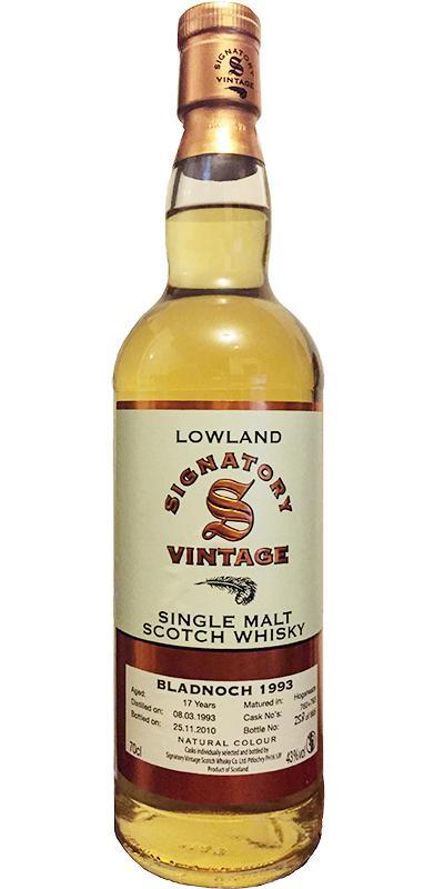 Bladnoch 1993 SV Vintage Collection