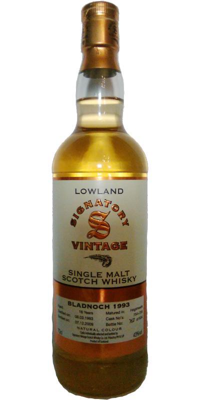 Bladnoch 1993 SV Vintage Collection