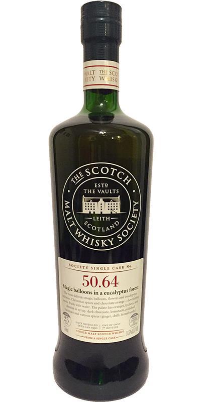 Bladnoch 1990 SMWS 50.64 Magic balloons in a eucalyptus forest