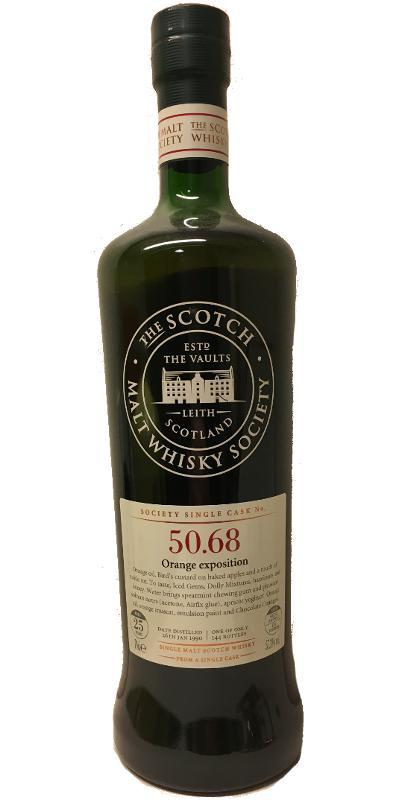 Bladnoch 1990 SMWS 50.68 Orange exposition