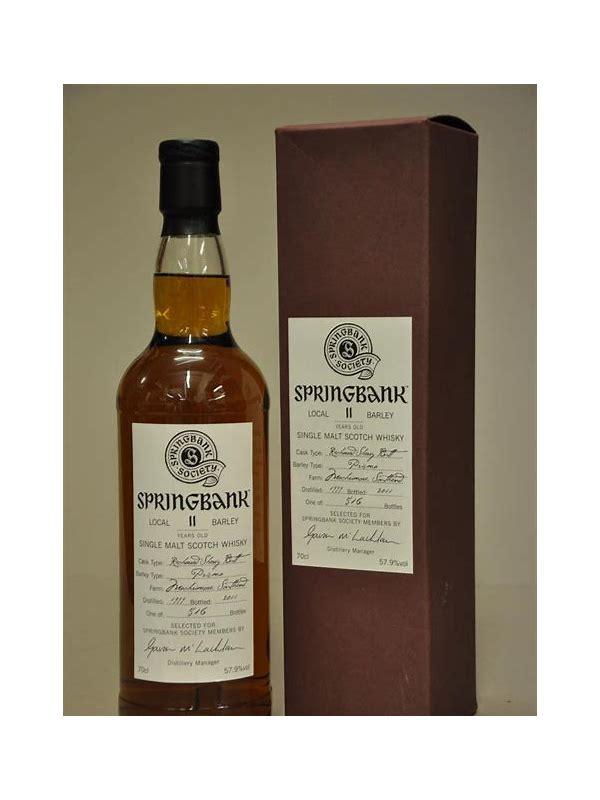 Springbank 2017 Society Bottling