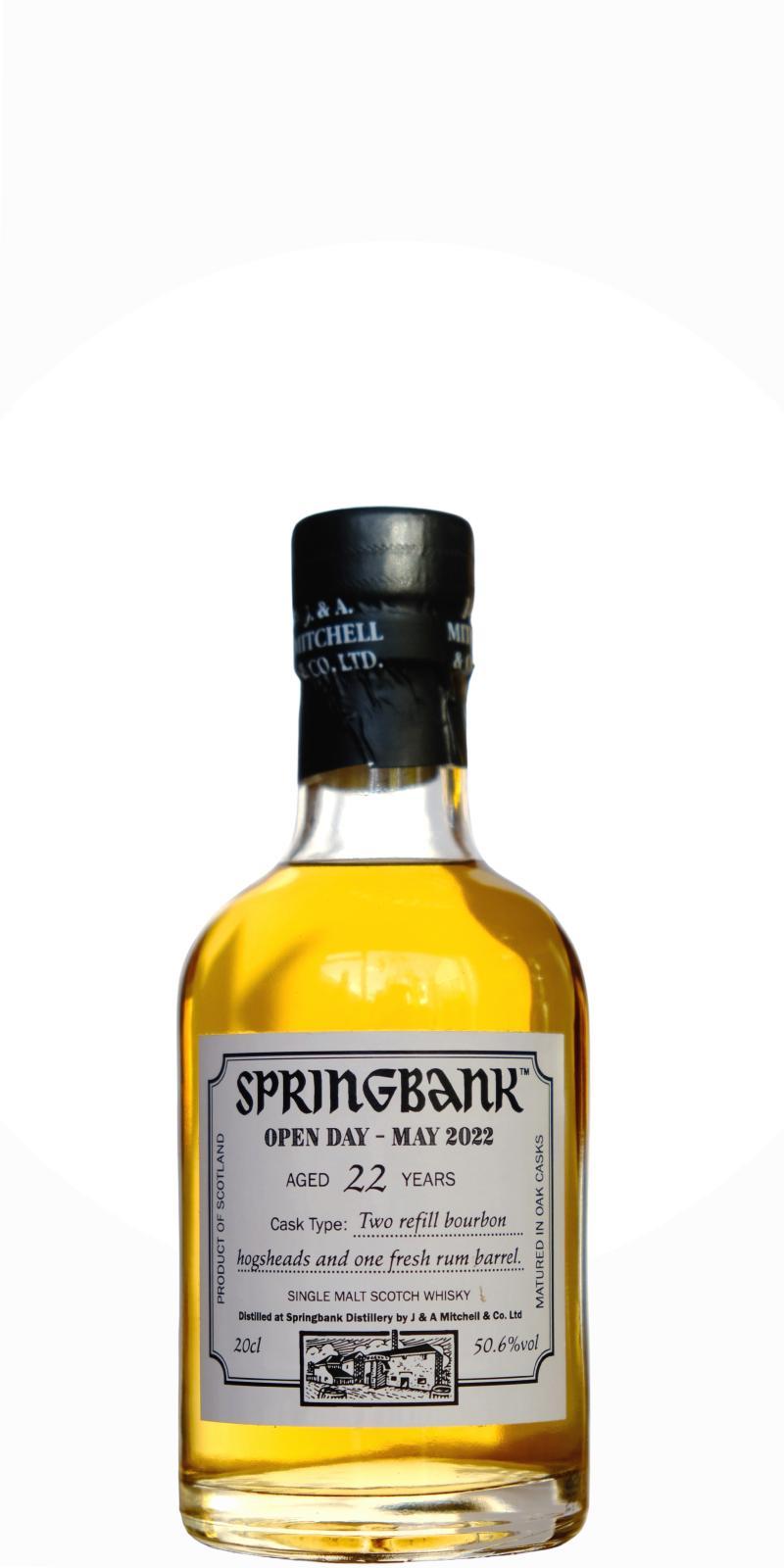 Springbank 22-year-old Open Day - May 2022