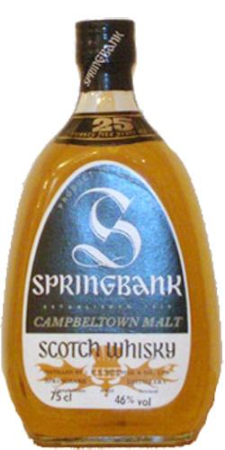 Springbank 25-year-old Pear Shape bottle