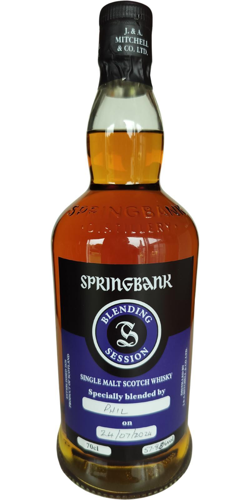 Springbank Blending Session 2024