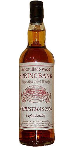 Springbank Christmas 2006 for Shareholders, Directors and Staff