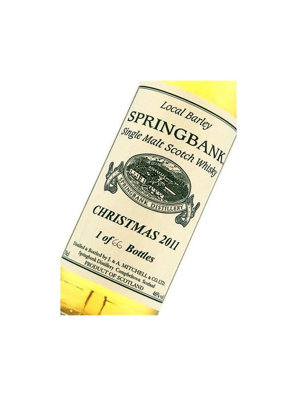 Springbank Christmas 2011 Local Barley