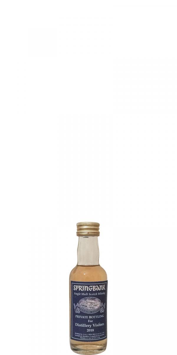 Springbank Distillery Visitors 2018