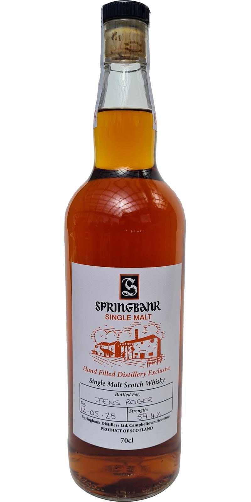 Springbank Hand Filled Distillery Exclusive