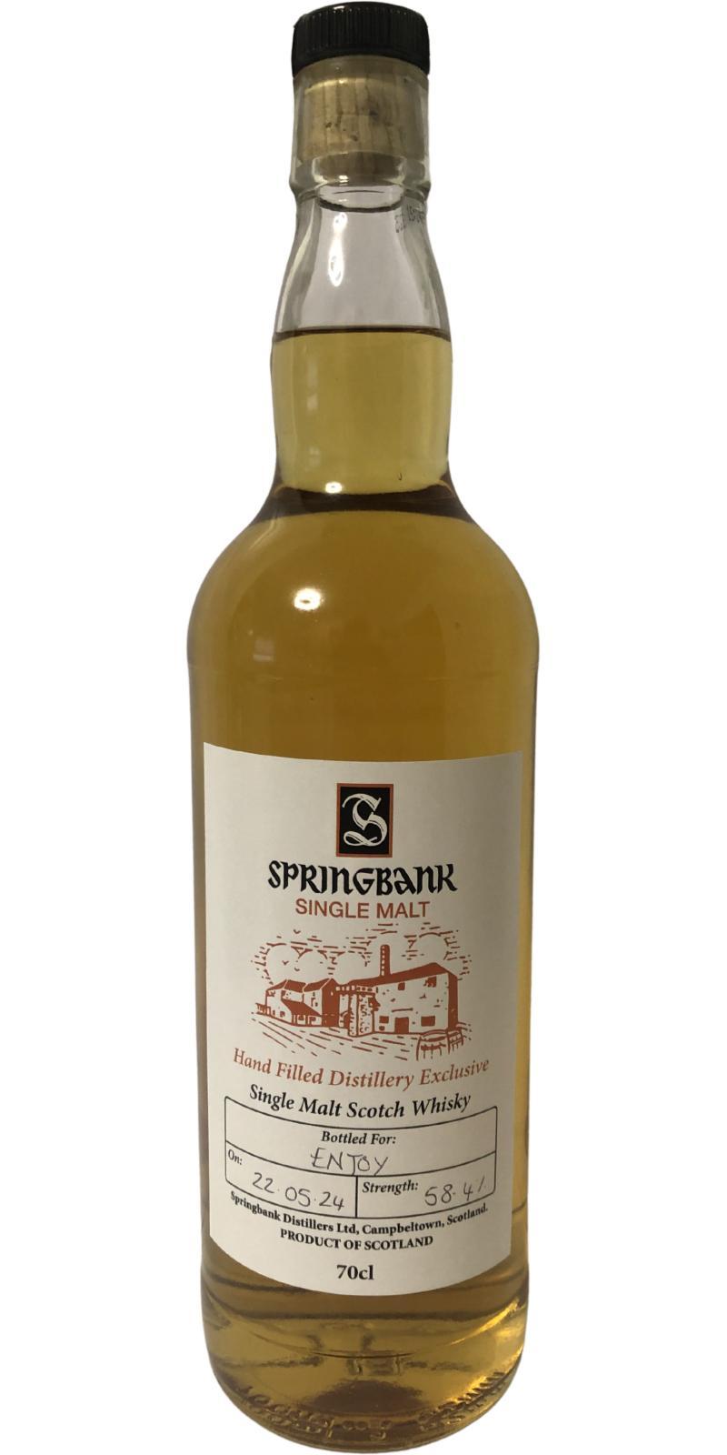 Springbank Hand Filled Distillery Exclusive