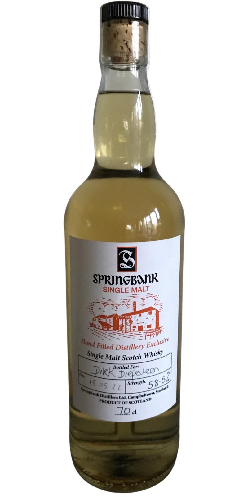 Springbank Hand Filled Distillery Exclusive